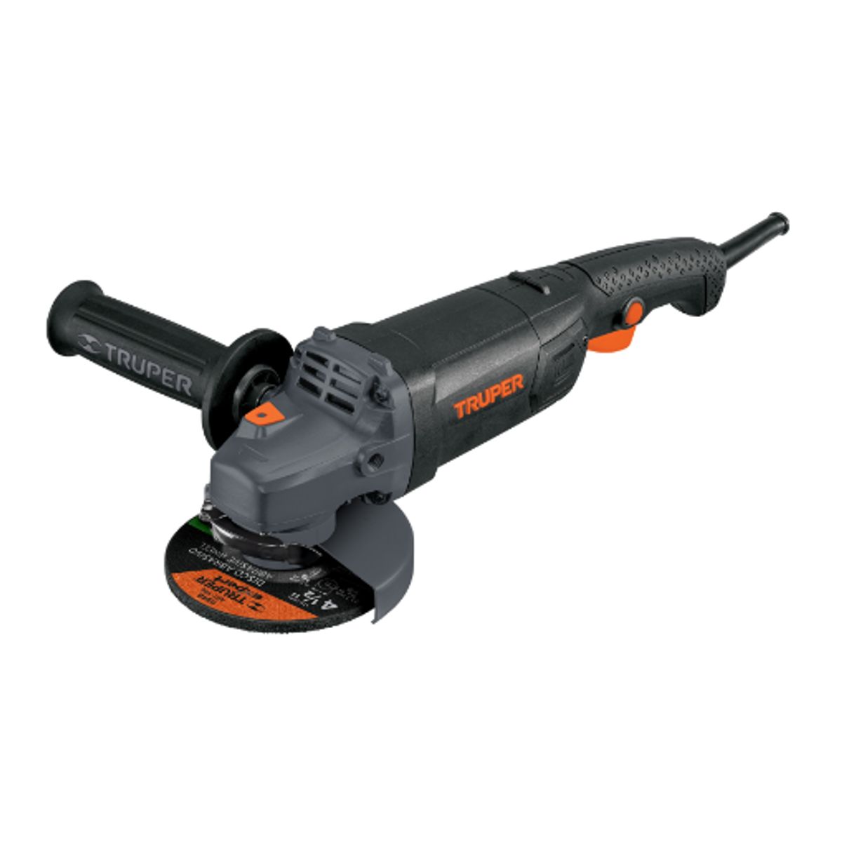 TRUPER - Esmeriladora Angular 4-1/2", Industrial, 1250 W, 220 V, Truper