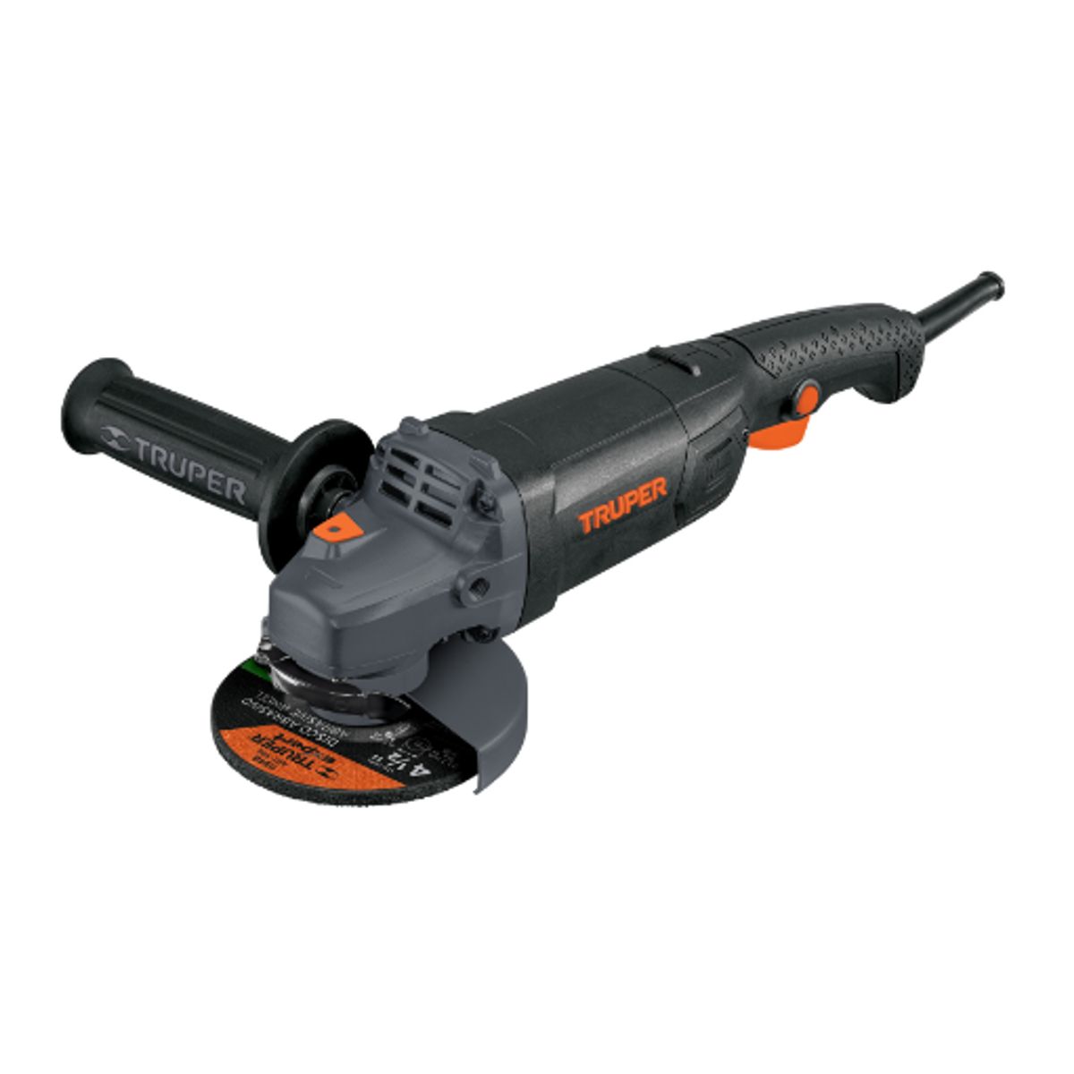 TRUPER - Esmeriladora Angular 4-1/2", Industrial, 1250 W, 220 V, Truper