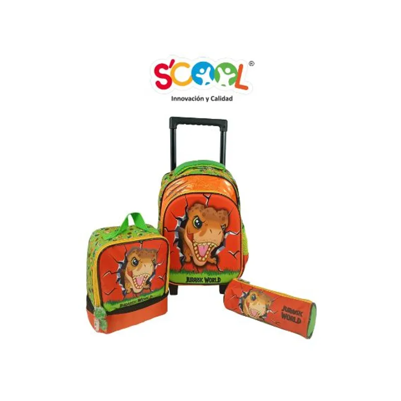 SCOOL - SET MOCHIRUEDA JURASSIC KIDS NIDO