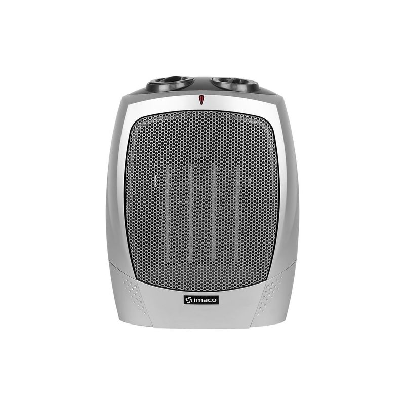IMACO - Termo Ventilador de Mesa Imaco de Toque frio Gris