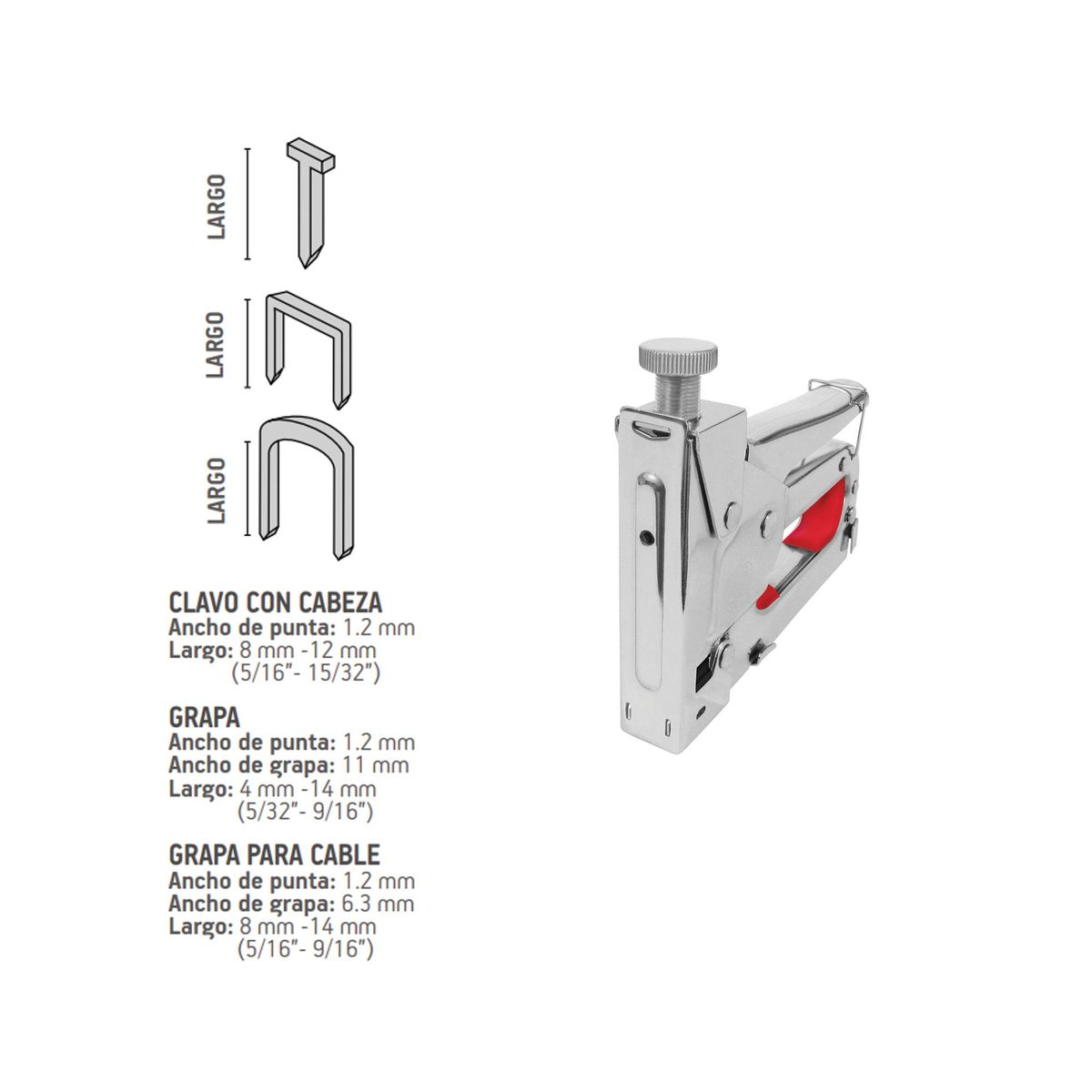 AKSI - Engrapadora Aksi Tipo Pistola Serie 50