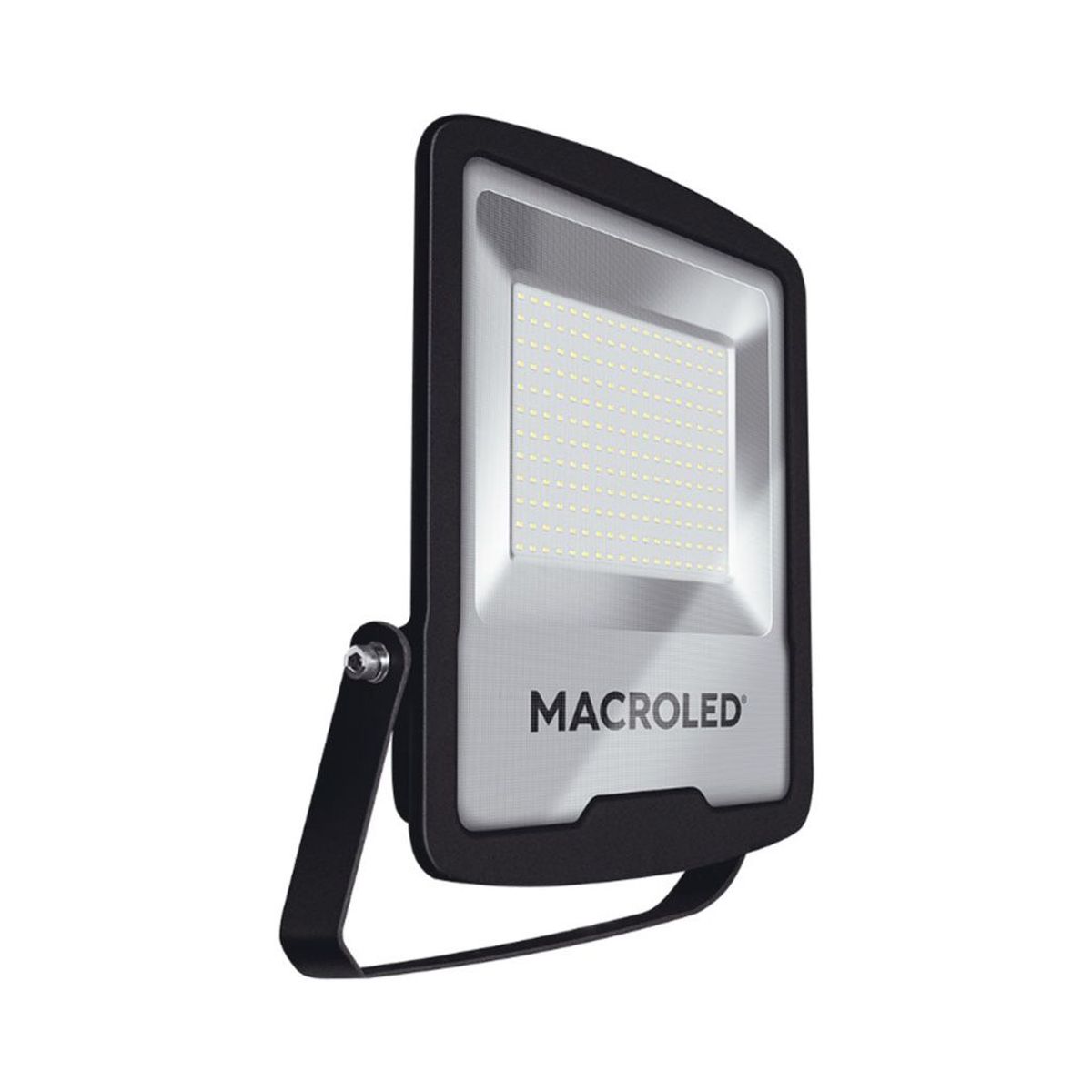 GENERICO - Reflector Led Negro 200W  Luz Fría 6500K - MACROLED