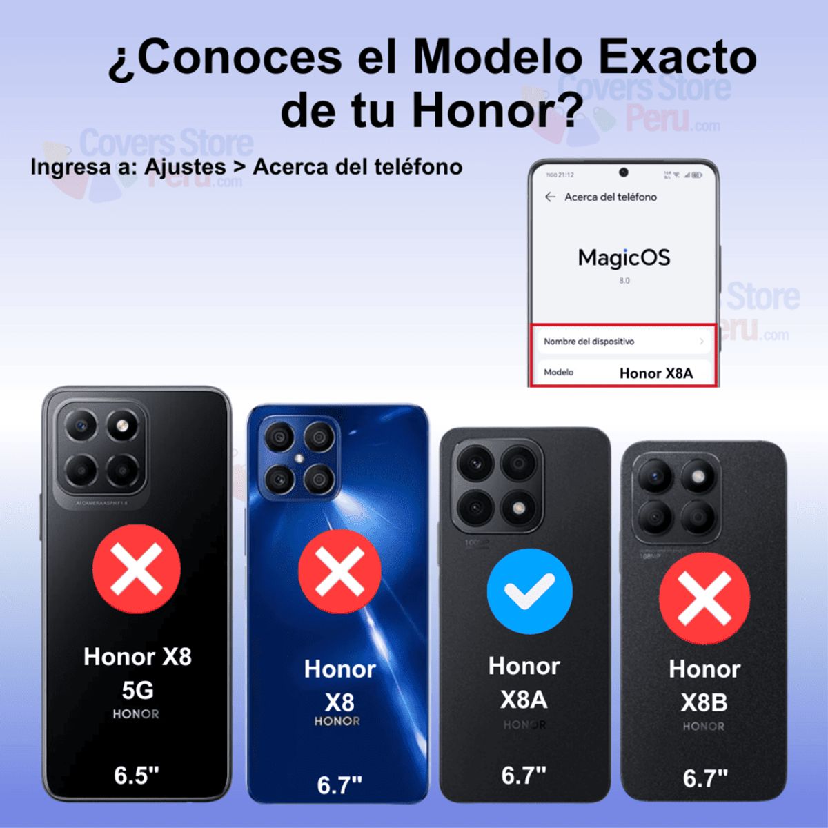 GENERICO - Funda para Honor X8A Soft Feeling Antishock Lila Resistente Antigolpe