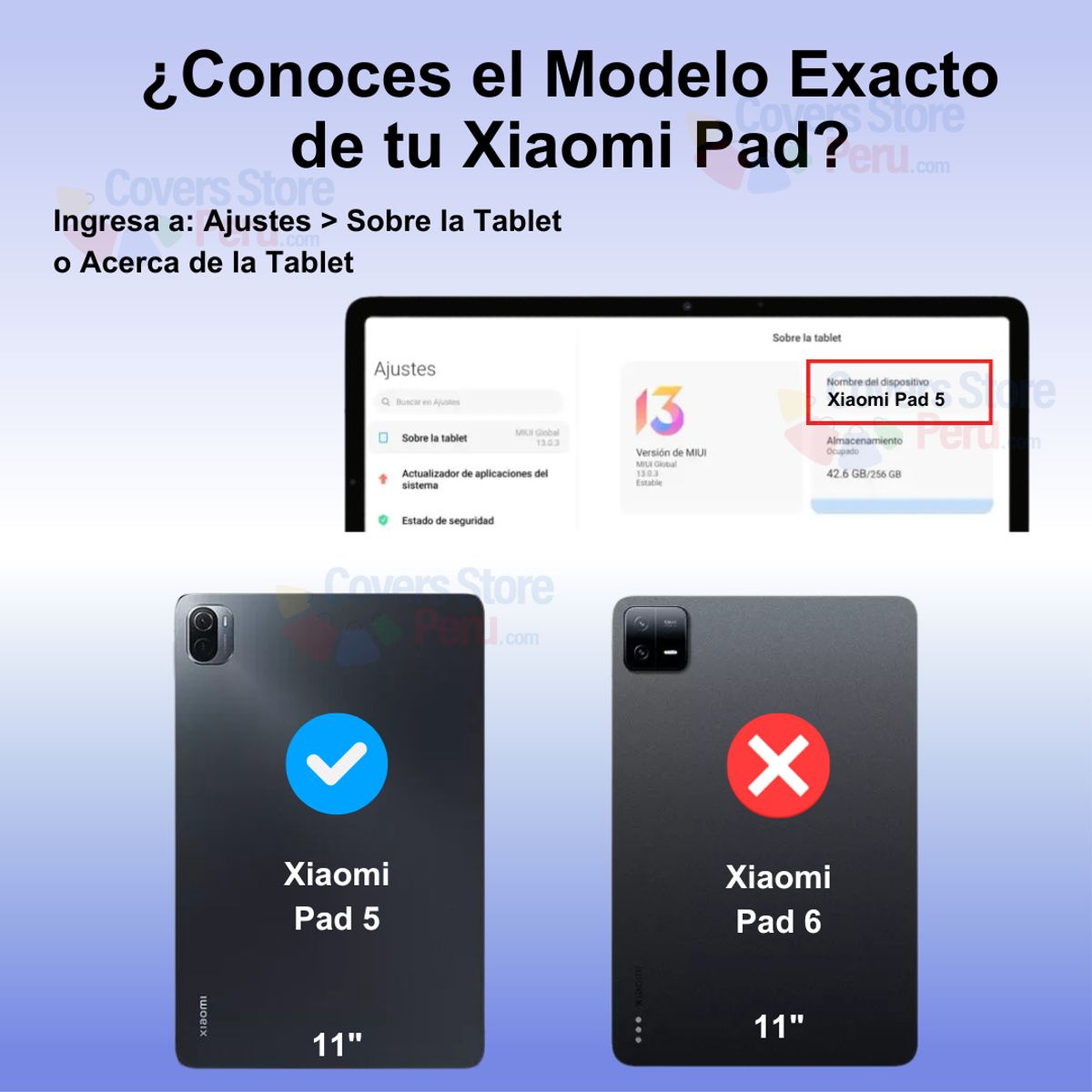 GENERICO - Funda para Xiaomi Mi Pad 5 11" Imantada + Portalápiz Azul Antishock