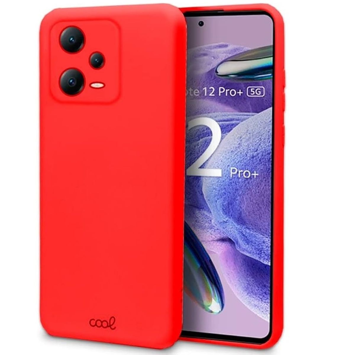 GENERICO - Funda de Xiaomi Redmi Note 12 PRO PLUS 5G Soft Feeling Rojo Antigolpe