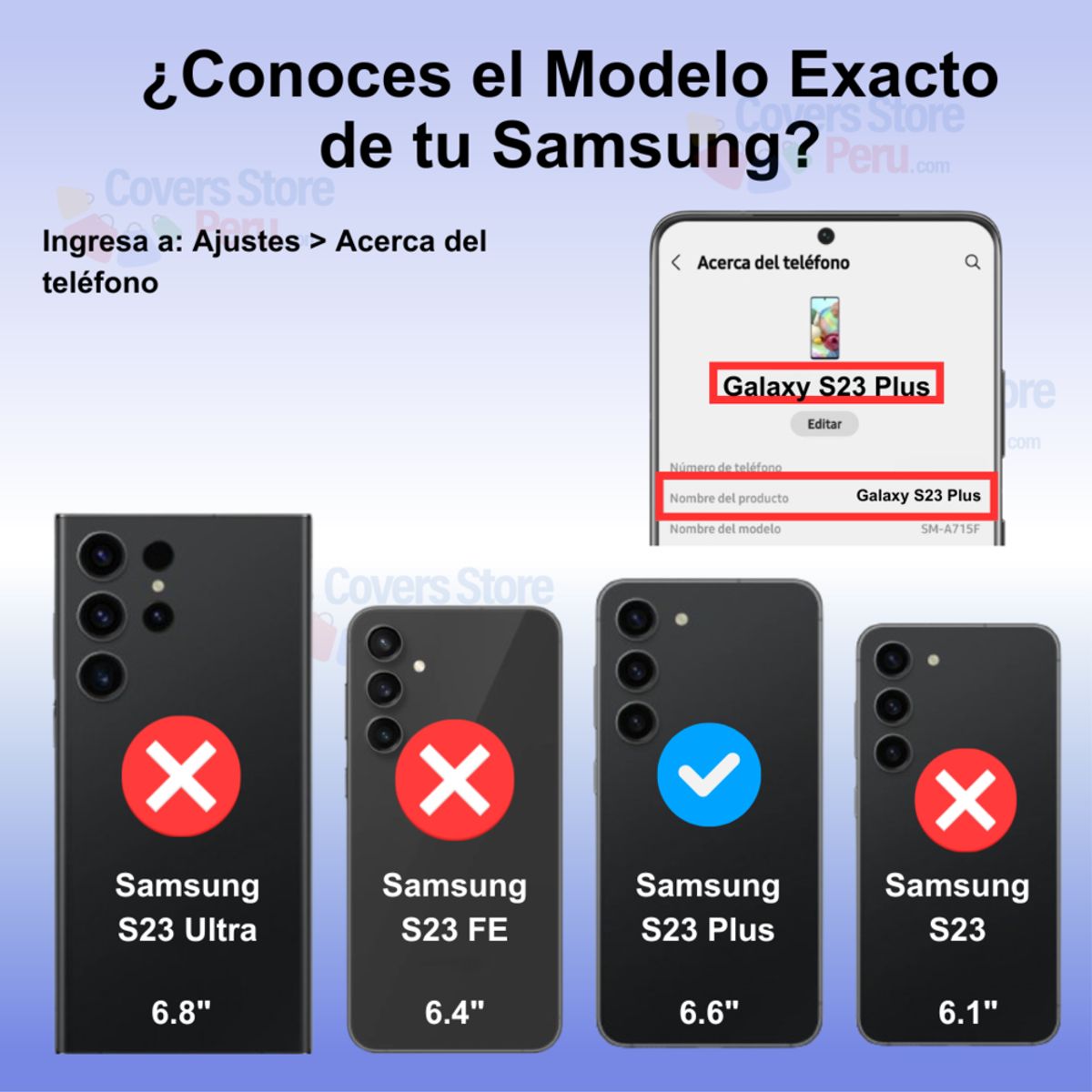 GENERICO - Funda Case for Samsung S23 Plus Soft Feeling Antishock Azul Antigolpe