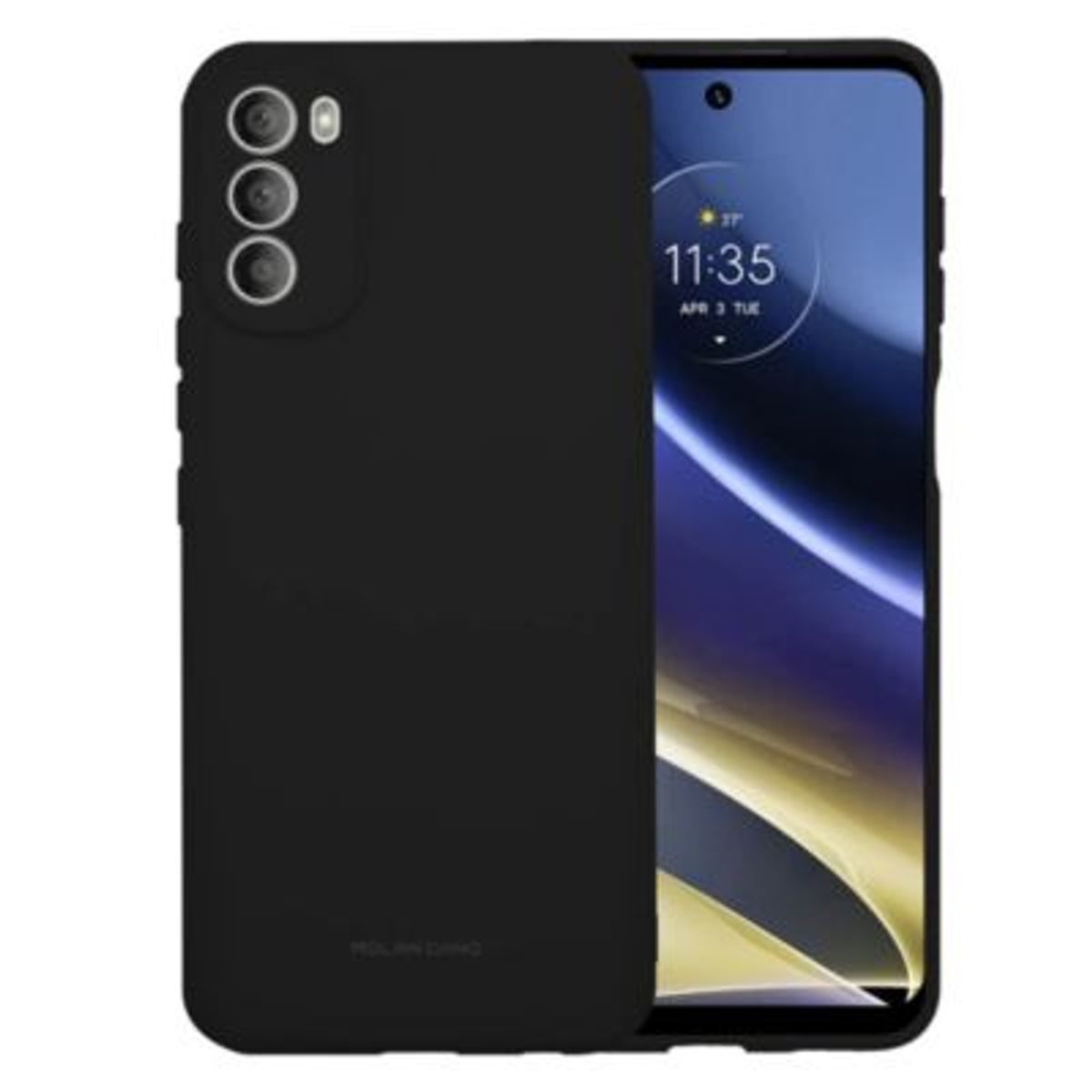 GENERICO - Funda Case for Motorola G51 5G Soft Feeling Antishock Negro Antigolpe
