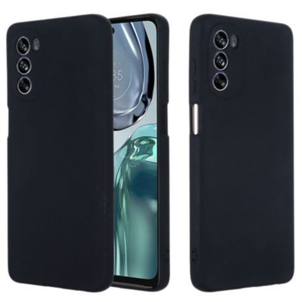 GENERICO - Funda Case for Motorola G62 5G Soft Feeling Antishock Negro Antigolpe