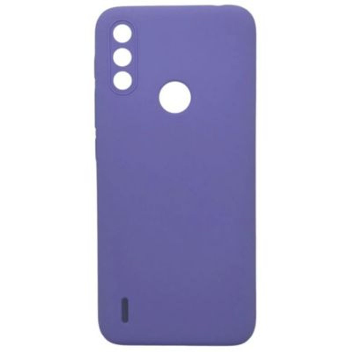 GENERICO - Funda Case de Motorola E7 Power Soft Feeling Antishock Lila Antigolpe