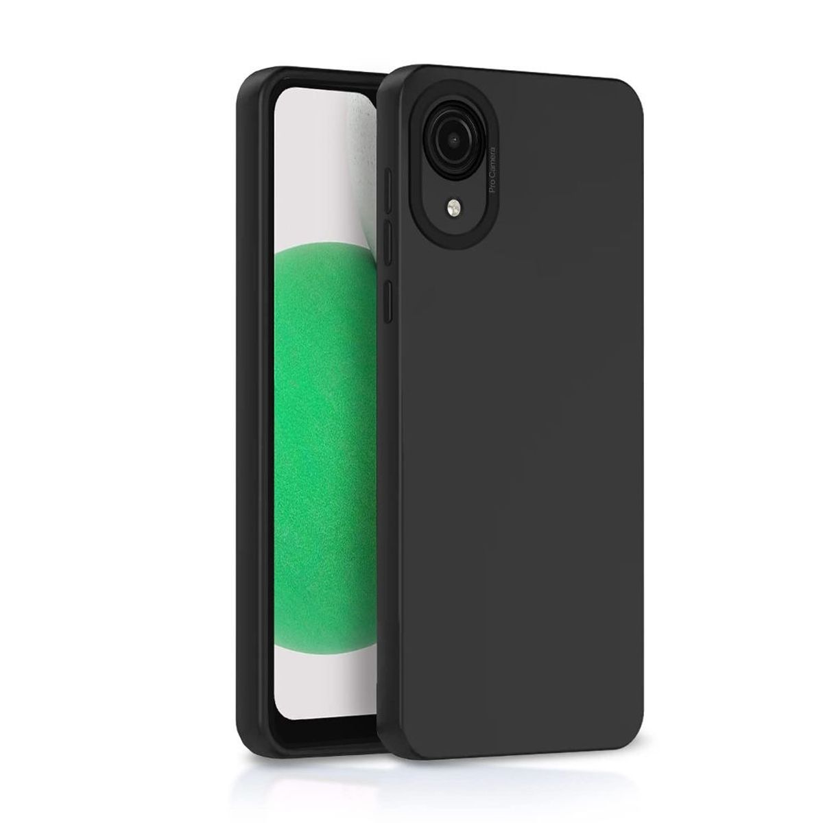 GENERICO - Funda Case de Samsung A03 Core Soft Feeling Antishock Negro Antigolpe