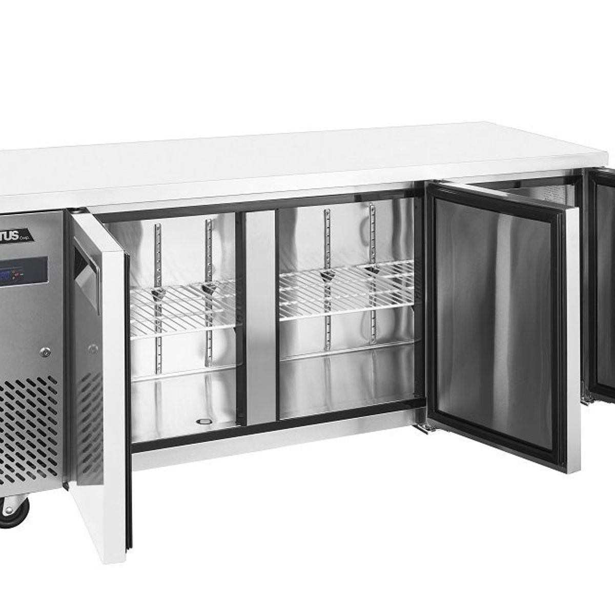 VENTUS - Mesón Refrigerado Acero Inox Refrigerado 3 ptas  VMR3PS-480