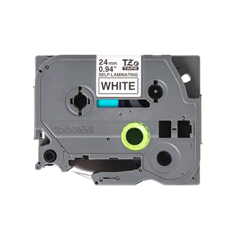 BROTHER - CINTA BROTHER TZE-SL251 24MM NEGRO SOBRE BLANCO P/N: TZE-SL251