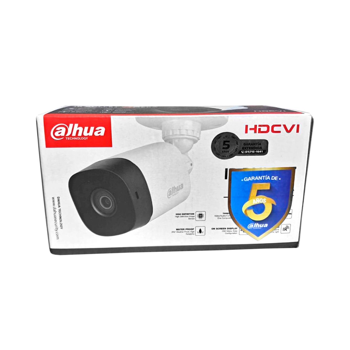 DAHUA - CAMARA DAHUA IR BULLET DH-HAC-B1A21N TUBO 2MP P/N: DH-HAC-B1A21N
