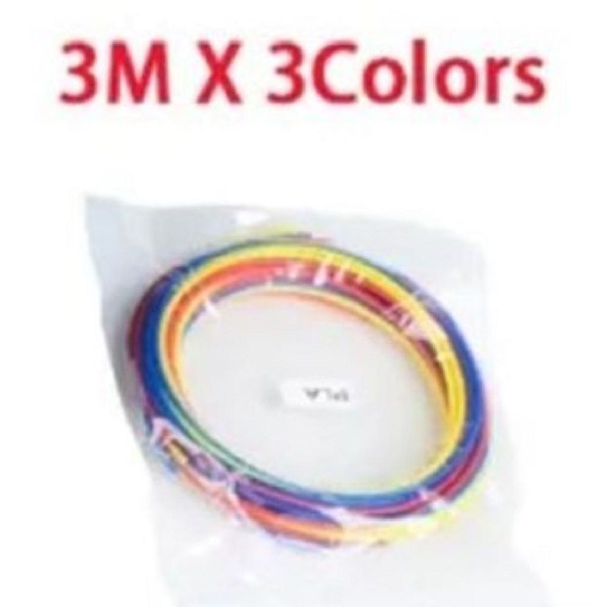 GENERICO - Pack Repuesto 3 Filamentos Lápiz Dibujo Impresión 3D