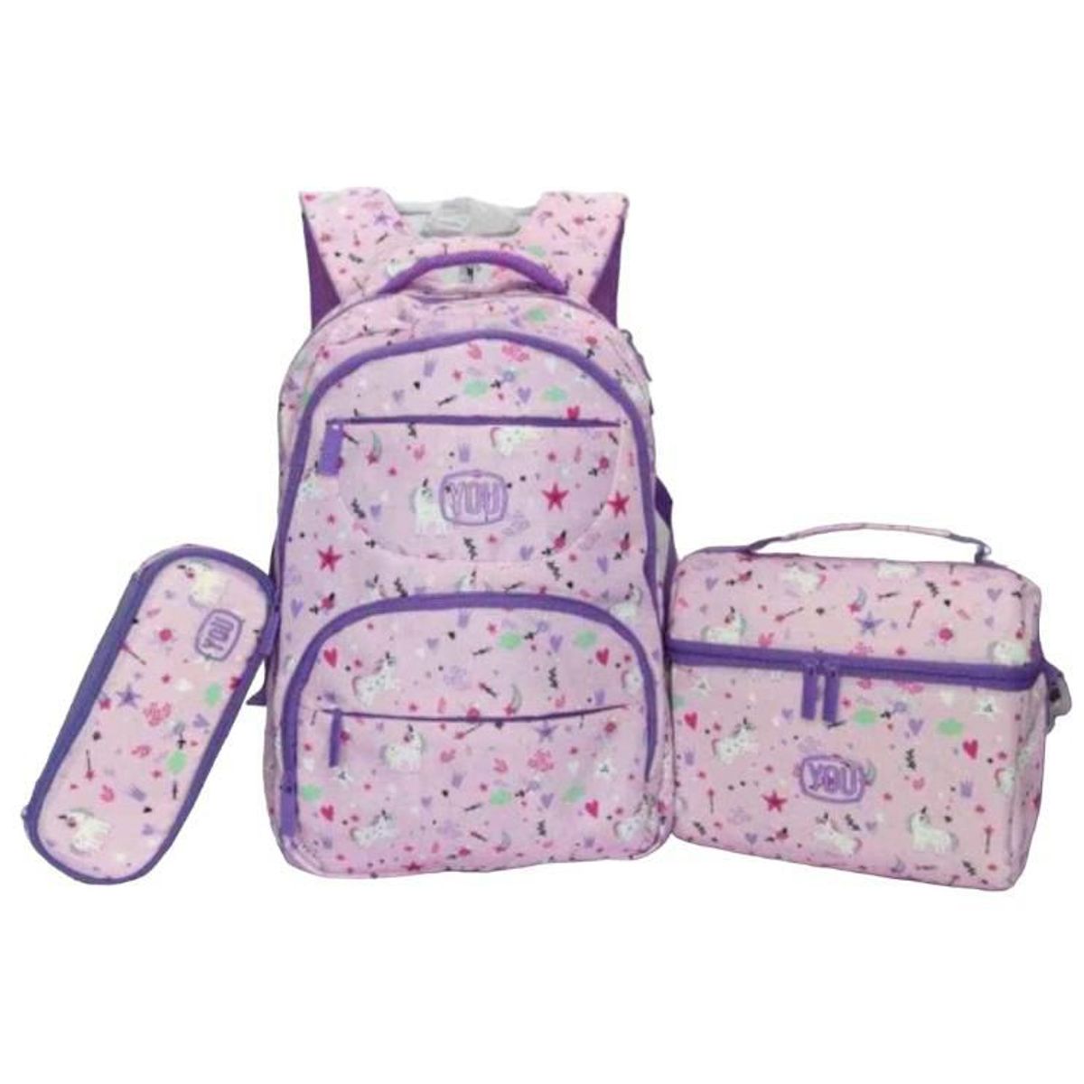 YOU - PACK X3 MOCHILA COLEGIO ESCOLAR CON DISEÑO