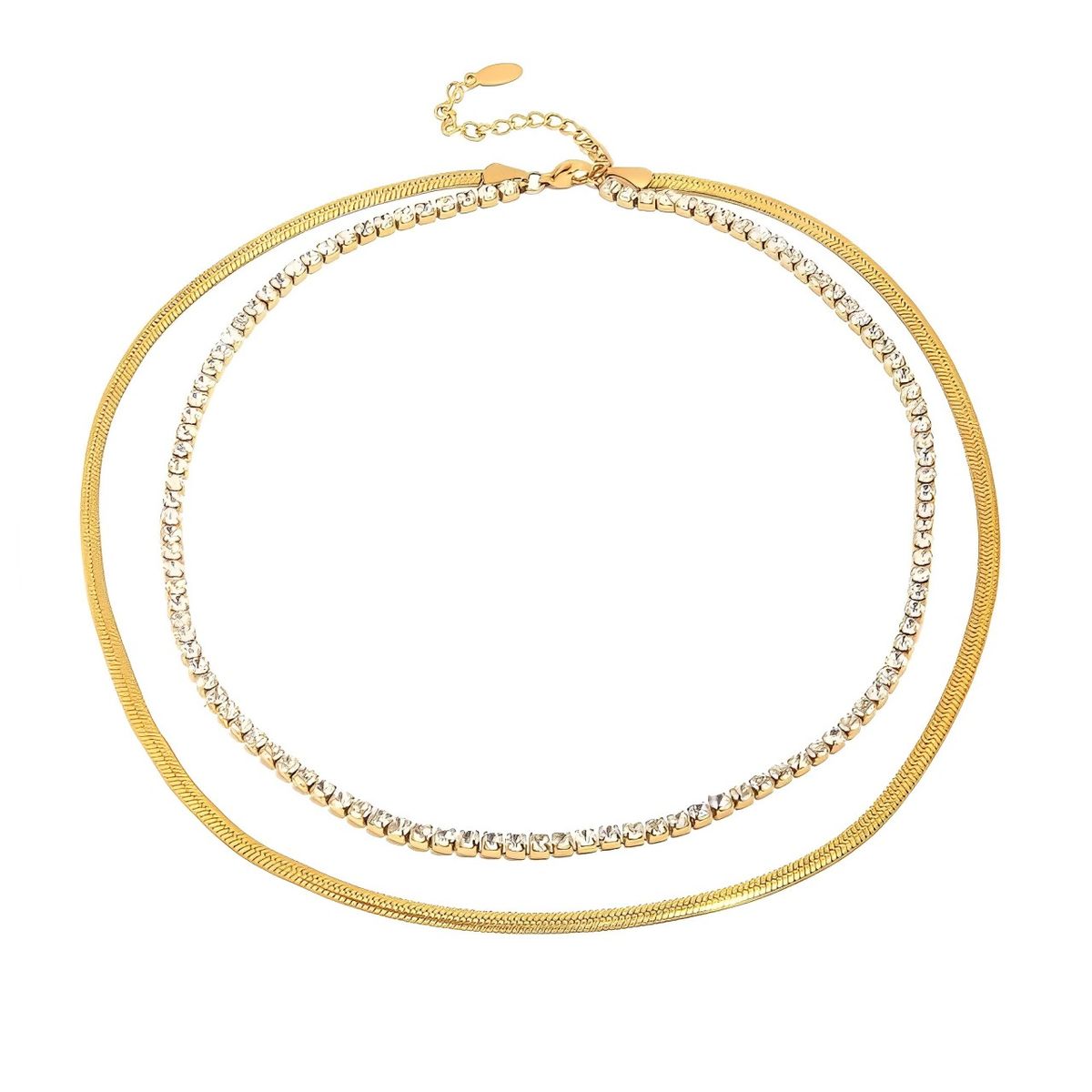 GENERICO - Collar Doble Glow Tenis Waterproof