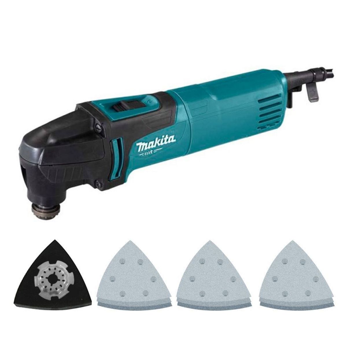 MAKITA - Multitool Makita 200w Velocidad V. MT Blue + Acc. M9800BX1