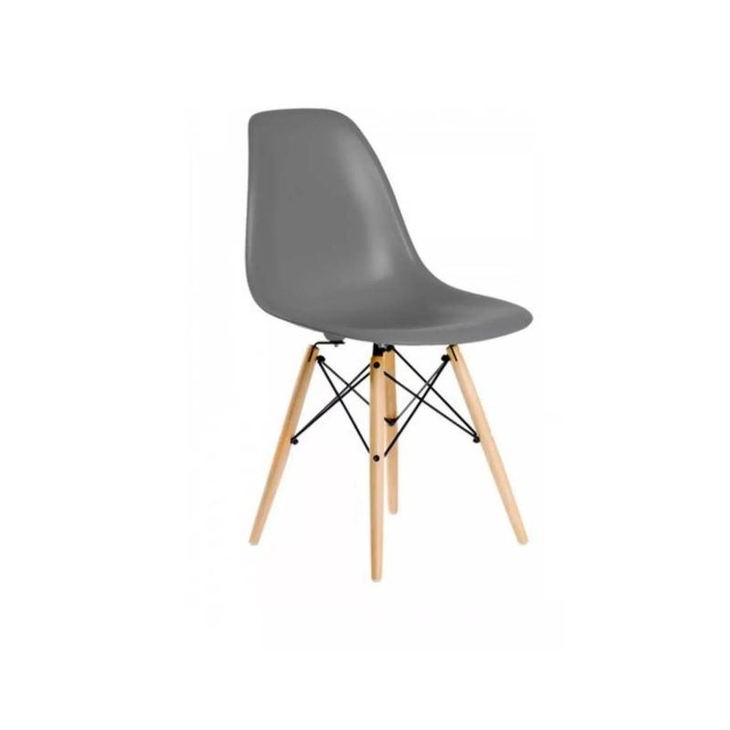 OFIDEAS - Silla de Comedor Diseño Eames Color Gris Ofideas