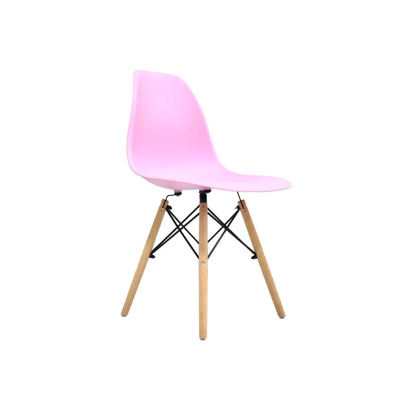 OFIDEAS - Silla de Comedor Diseño Eames Rosa Ofideas