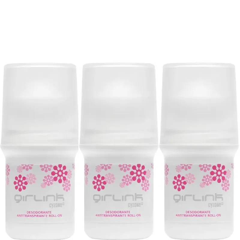 CYZONE - Pack x3 TOTAL GIRLINK desodorante roll on de CYZONE 50ml