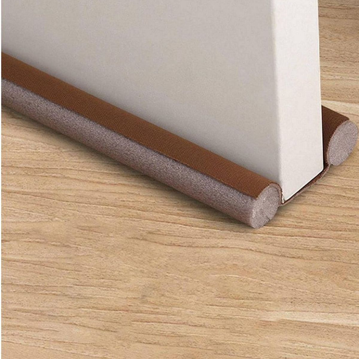 GENERICO - Burlete Flexible de Espuma 95 cm Protección Sellado de Puertas -Marron