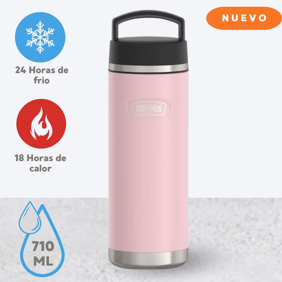 THERMOS - Termo para Bebidas ICON Rosado 710 M