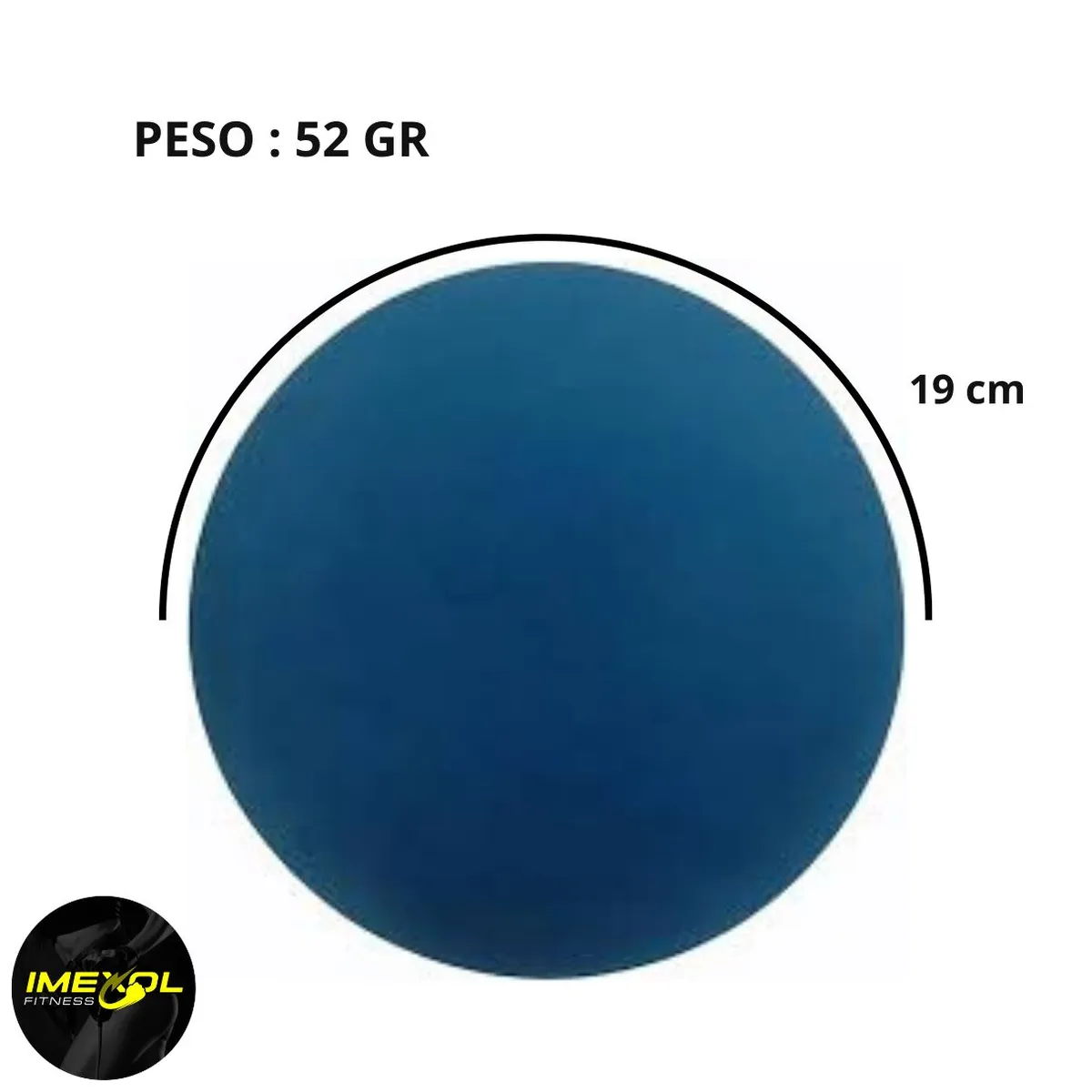 GENERICO - PELOTA FRONTON X 3 UNIDADES COLOR NEGRO