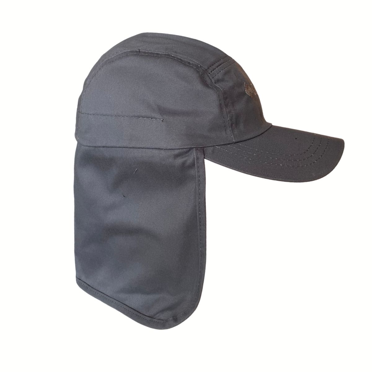 KAST PE - Sombrero Gorro Alta Proteccion Sol Cubre Nuca - Gris Oscuro