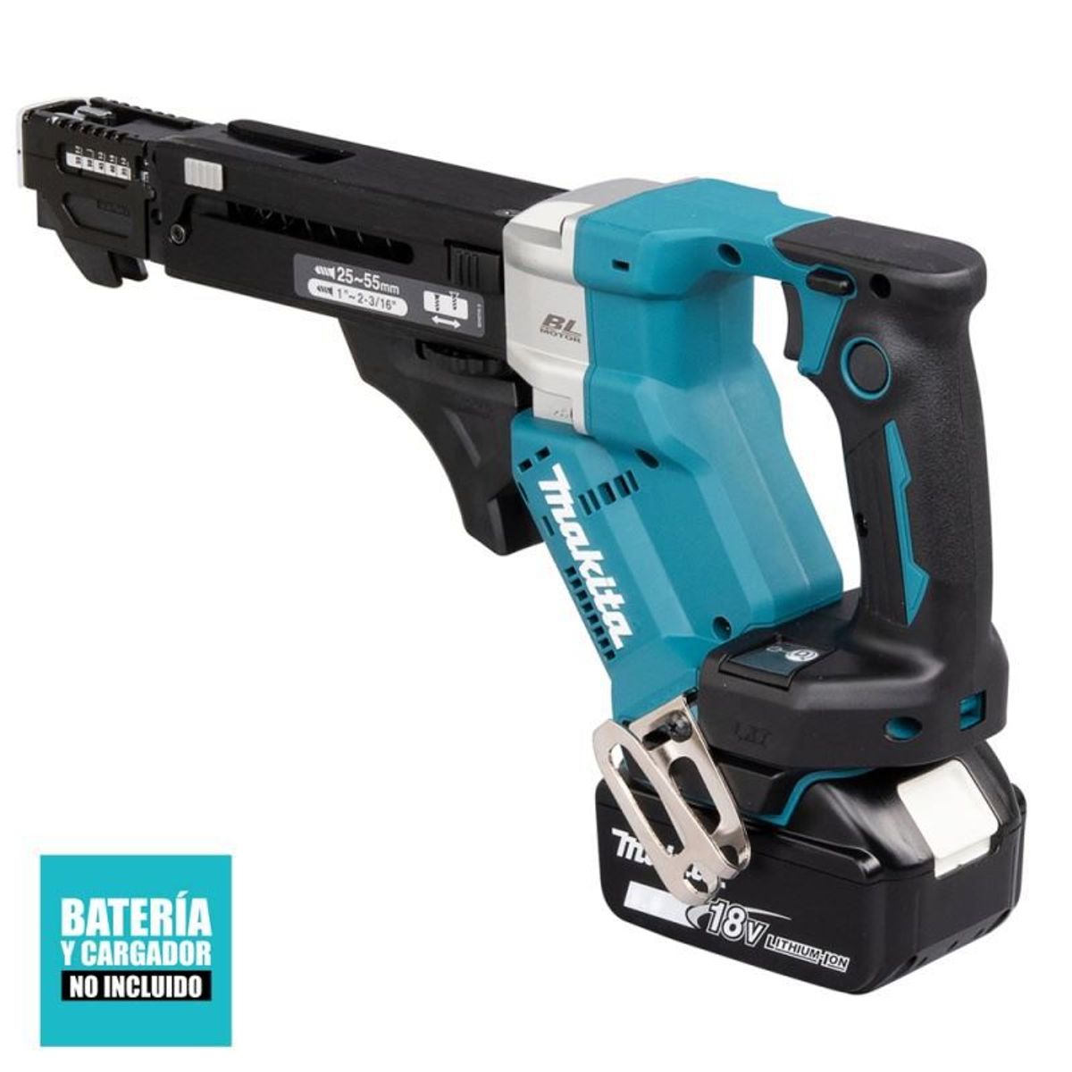 MAKITA - Atornillador para Drywall 1/4" 18V LXT BL Baretool Makita DFR551Z