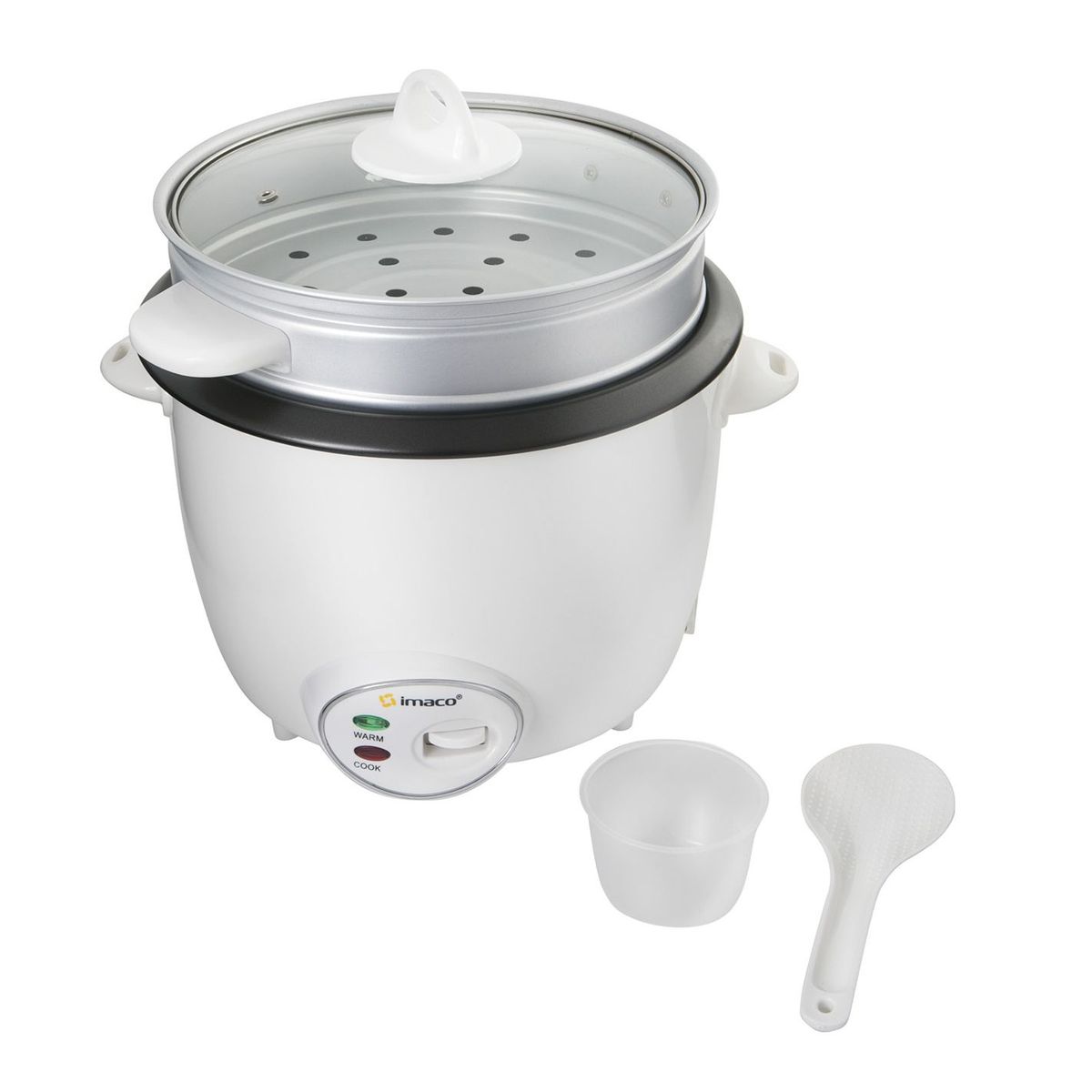 IMACO - Olla Arrocera Imaco 15L con vaporera RC15VE