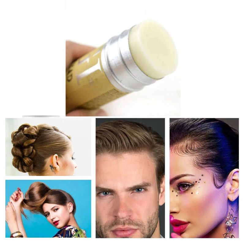 GENERICO - Barra de Cera Peinado ORIGIINAL Mujer Hombre Sin Frizz Regalo Genieka