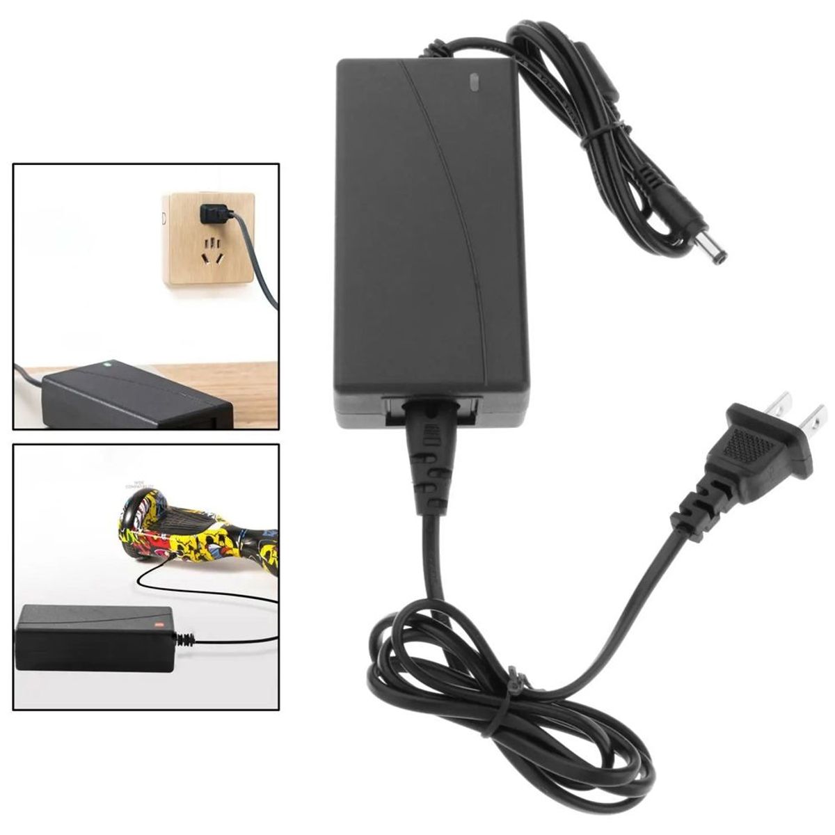 SEISA - Fuente alimentación 12V 4A 55x21mm adaptador corriente aros luz led