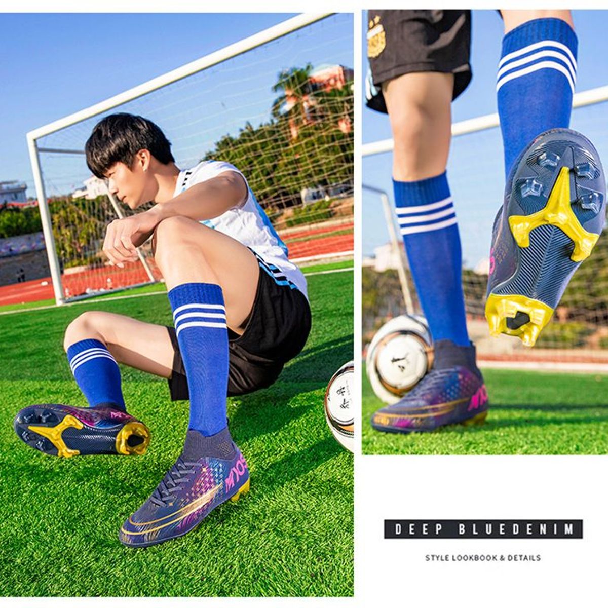 BAALATHKKO5 - Zapatillas de fútbol para Escolar-Unisex