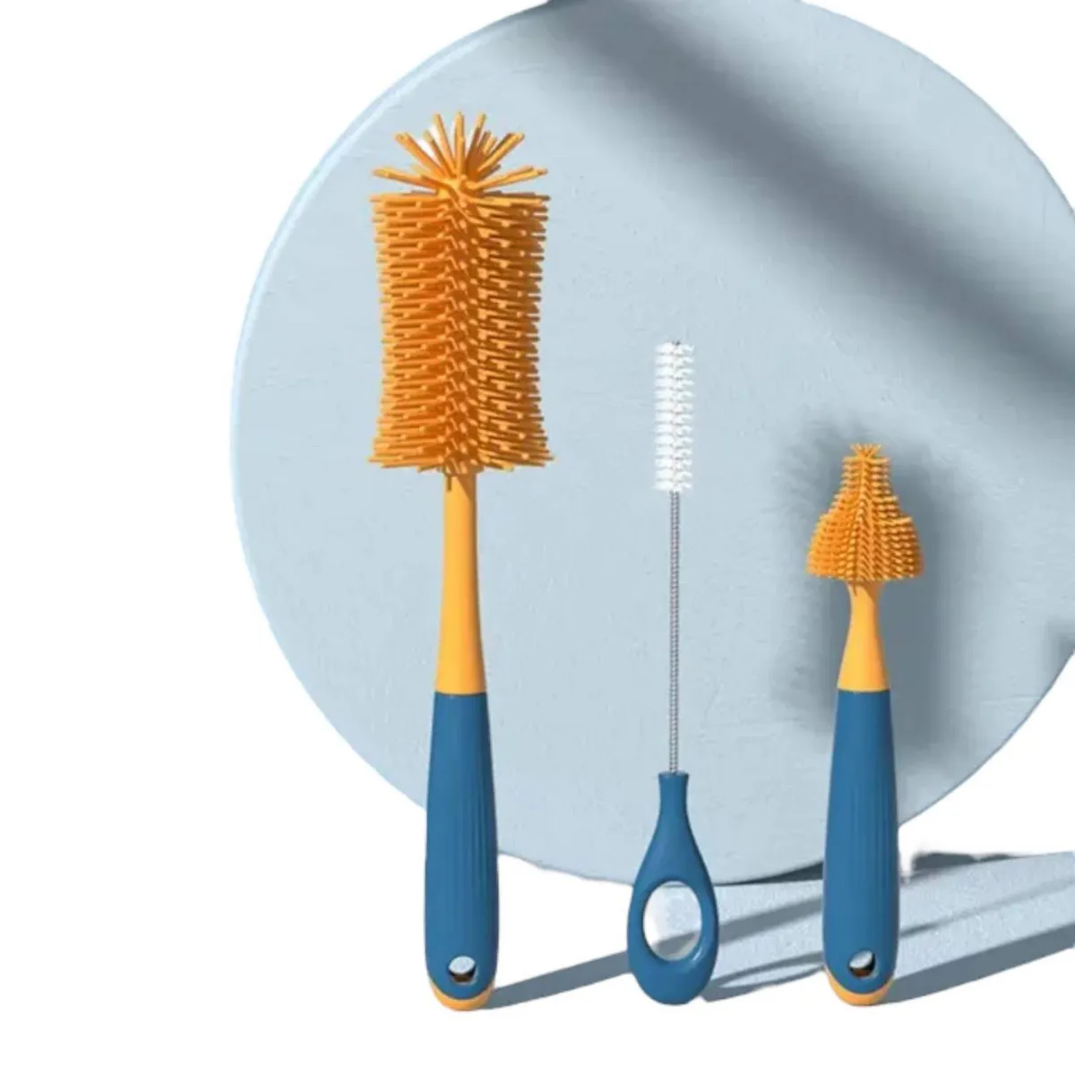 GENERICO - Set de Limpieza para Biberones 4 en 1 de Silicona