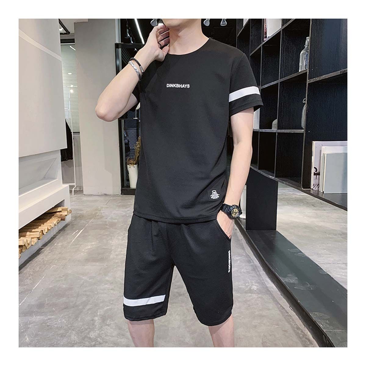 BAALATHKKO5 - Conjunto Deportivo Hombre Short Polera Equipos Colore Futbol