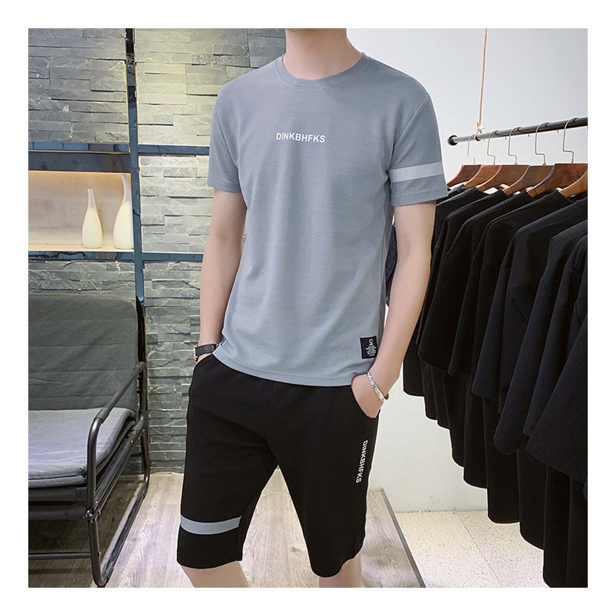 BAALATHKKO5 - Conjunto Deportivo Hombre Short Polera Equipos Colore Futbol