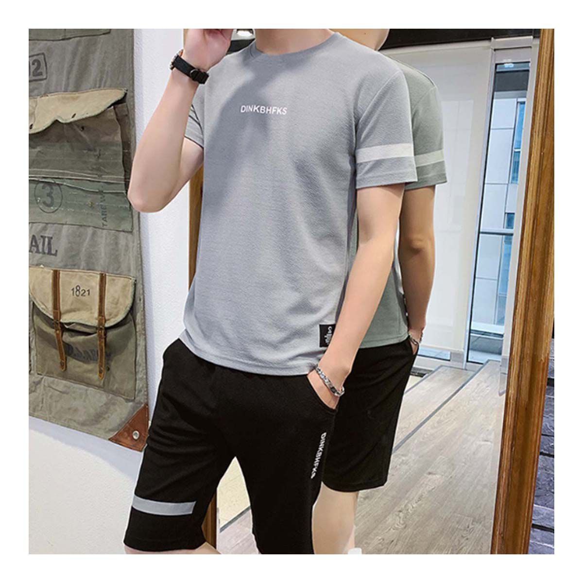 BAALATHKKO5 - Conjunto Deportivo Hombre Short Polera Equipos Colore Futbol