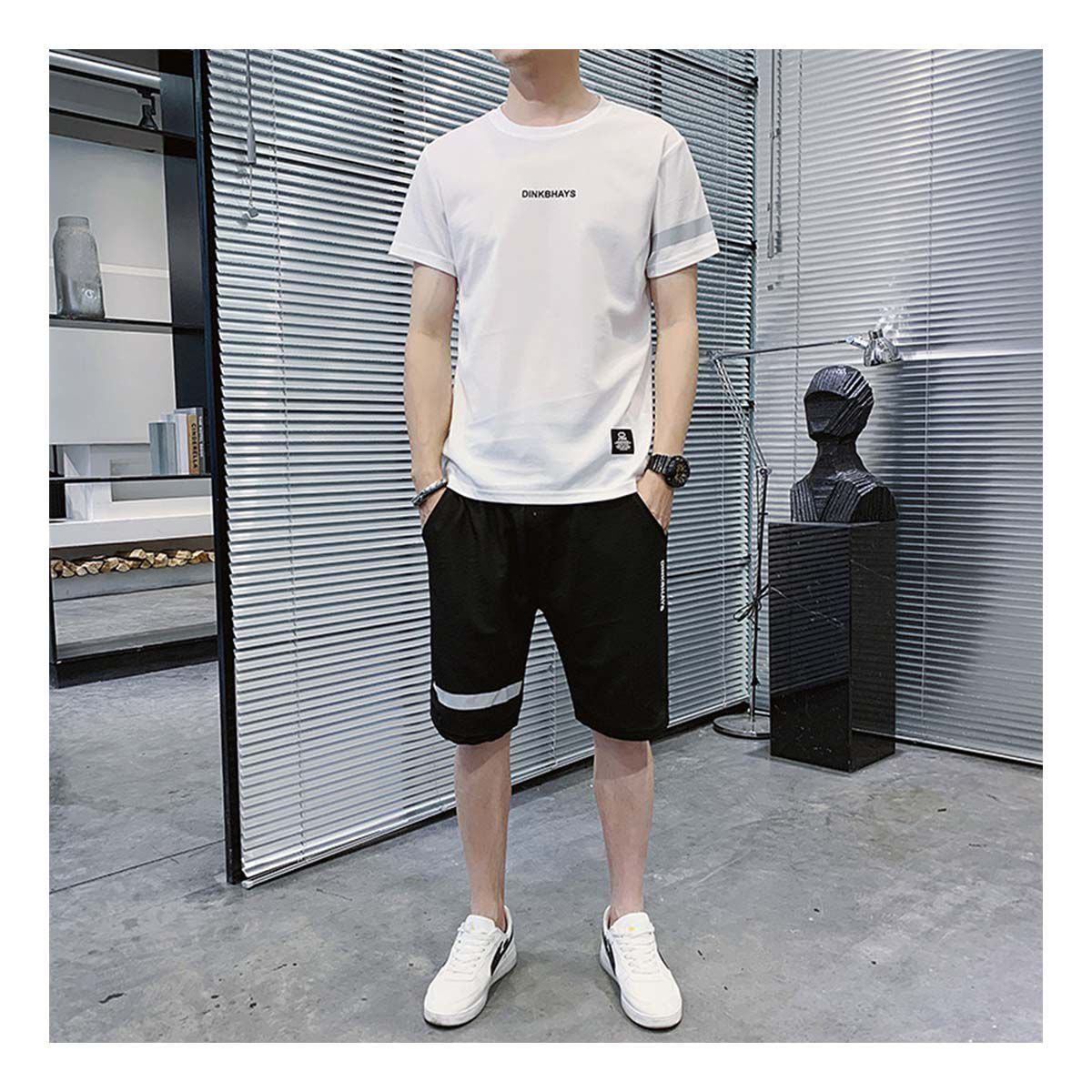 BAALATHKKO5 - Conjunto Deportivo Hombre Short Polera Equipos Colore Futbol