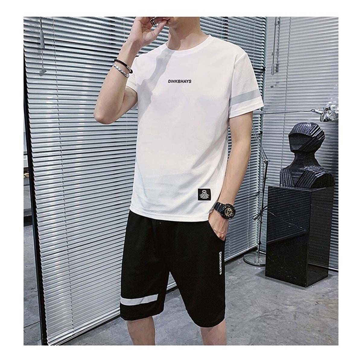 BAALATHKKO5 - Conjunto Deportivo Hombre Short Polera Equipos Colore Futbol