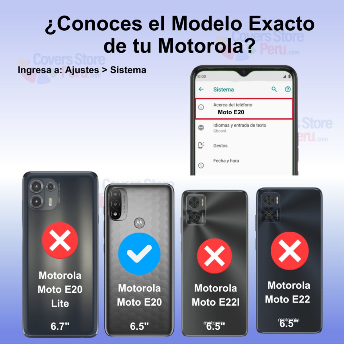 GENERICO - Funda Case para Motorola E20 Soft Feeling Antishock Azul Antigolpe