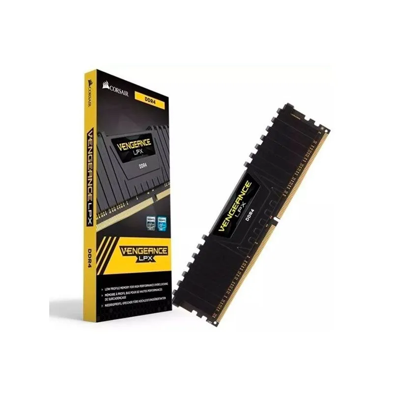 CORSAIR - MEM0RIA CORSAIR VENGEANCE LPX DDR4 4GB 2400 P/N: CMK4GX4M1A2400C16