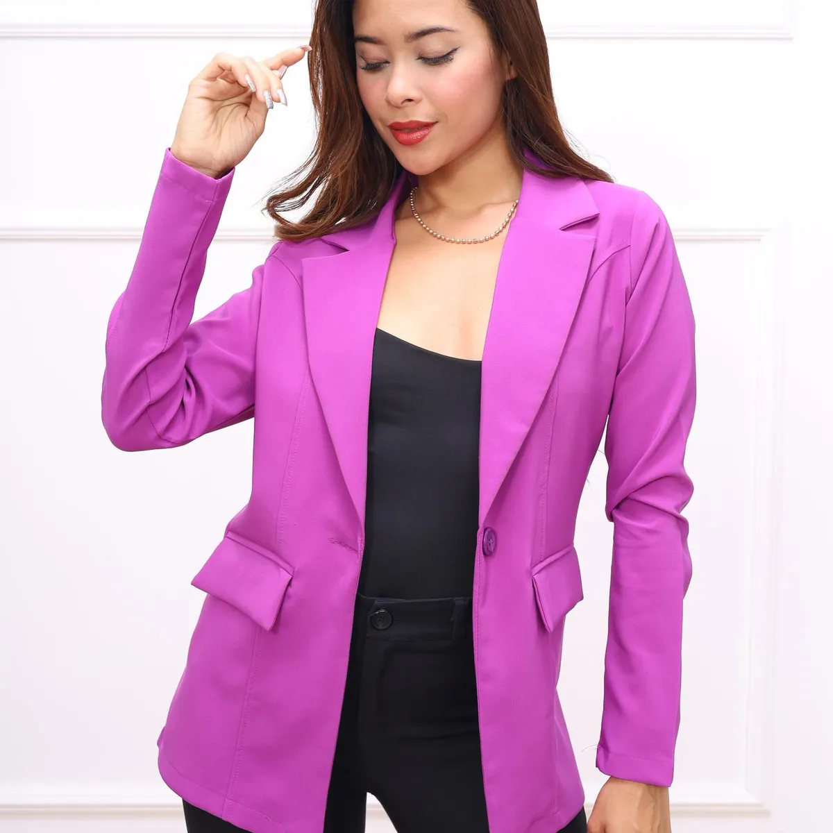 GENERICO - Blazer para mujer Georgina