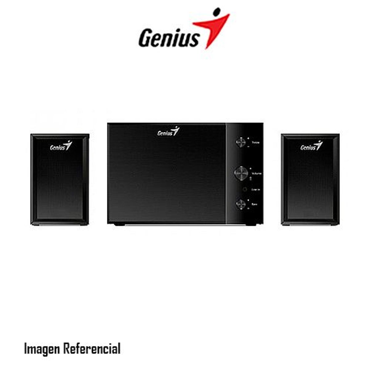 GENIUS - PARLANTE GENIUS SW-2.1 350 15W SUBWOOFER/SATELITE P/N: 31730037401