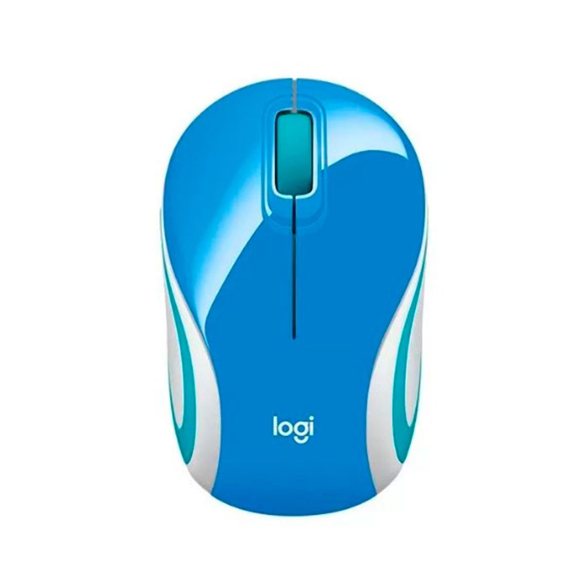 LOGITECH - MOUSE INALAMBRICO LOGITECH M187 AZUL USB P/N: 910-005360