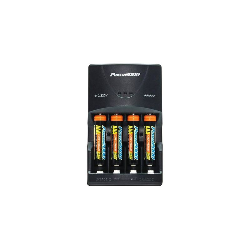 GENERICO - CARGADOR POWER2000 XP350 110/220V + 4 PILAS AAA 1150mAh