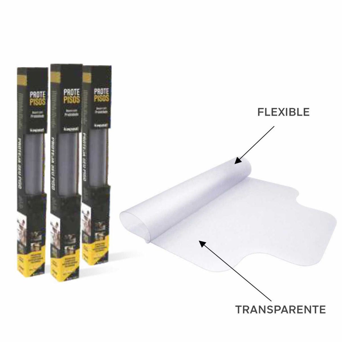 DECORPLAS - Protector de piso transparente