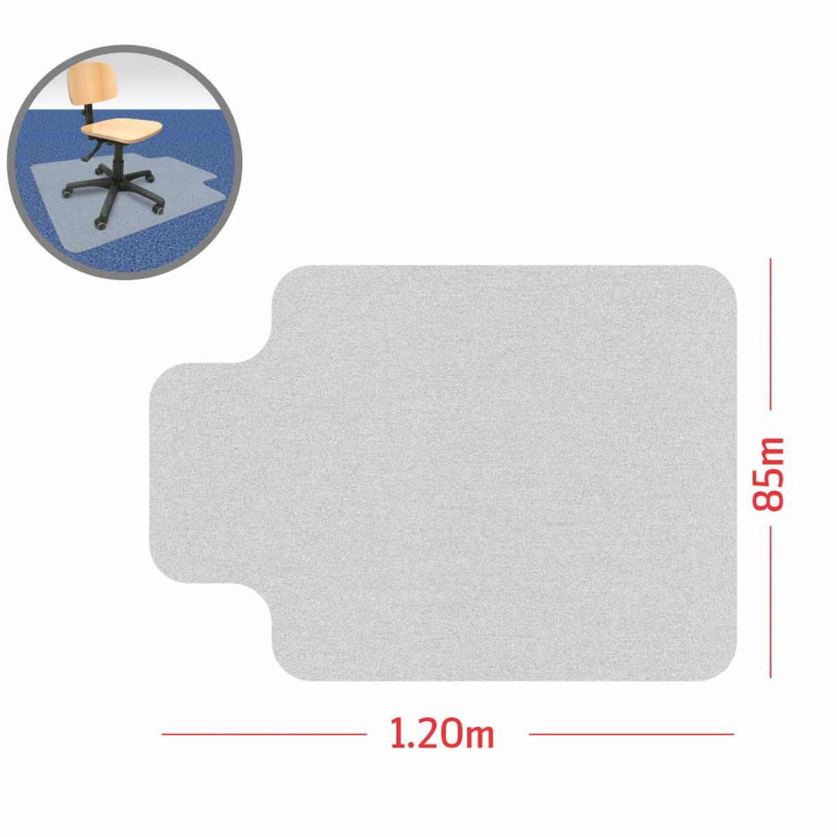 DECORPLAS - Protector de piso transparente