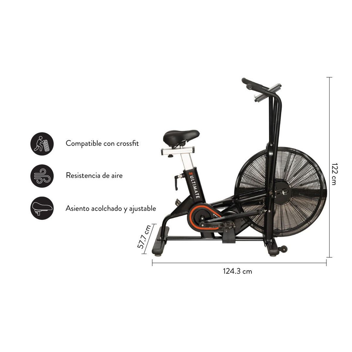 ULTIMATE FITNESS - Air Bike Assault Pro..