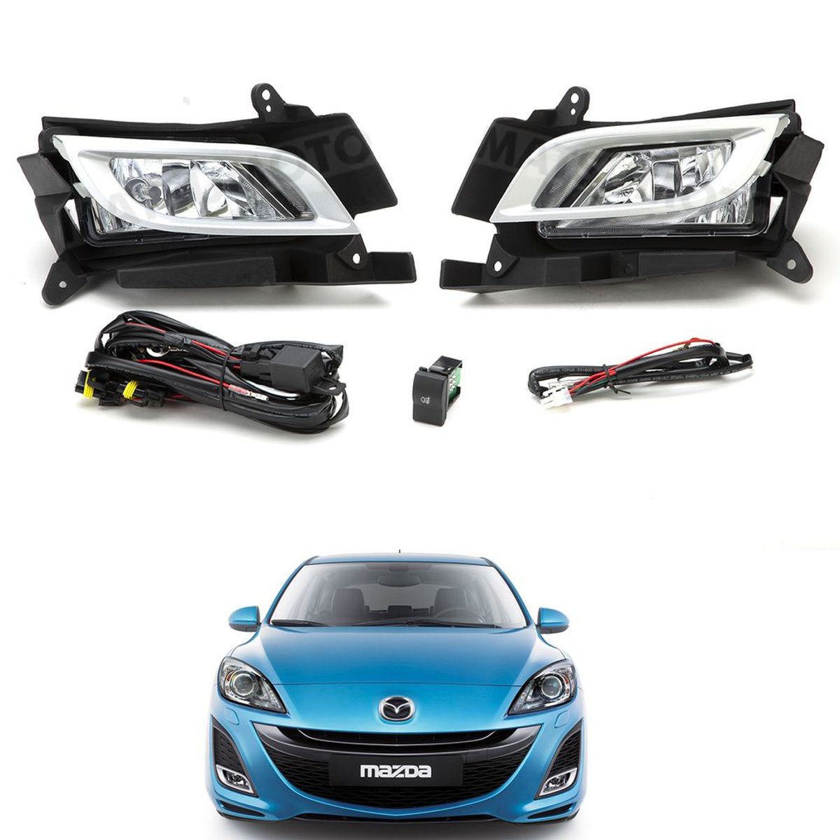GENERICO - FAROS NEBLINEROS MAZDA 3 2010 2011