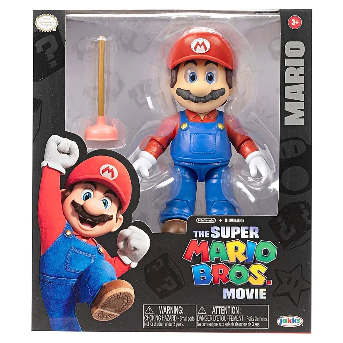 JAKKS PACIFIC - Super Mario Bros Movie 5 Mario Figura de Accion the movie